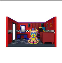 Load image into Gallery viewer, 2023 Funko Snaps!- Five Nights at Freddy&#39;s- GLAM FREDDY w/ DRESSING ROOM Playset