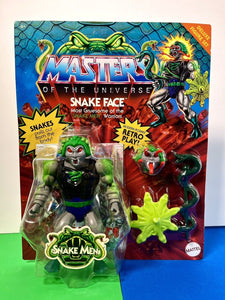 2023 Mattel Masters of the Universe Origins- Snake Men: DELUXE SNAKE FACE