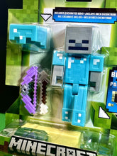 Load image into Gallery viewer, 2023 Minecraft Build-a-Portal Action Figure: DIAMOND ARMORED SKELETON