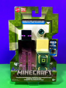 2023 Minecraft Build-a-Portal Action Figure: TELEPORTING ENDERMAN (Ender Pearl)