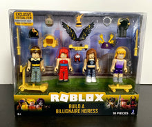 Load image into Gallery viewer, Roblox Action Collection - BUILD A BILLIONAIRE HEIRESS Pack w/ Virtual Item Code