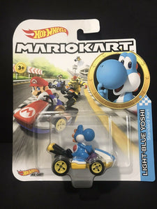 Hot Wheels Mario Kart Rare LIGHT BLUE YOSHI