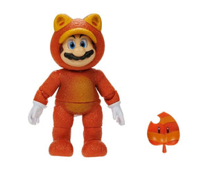 2023 JAKKS The Super Mario Bros. Movie - TANOOKI MARIO Action Figure