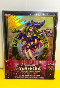 Konami Yu-Gi-Oh!- Dark Magician Girl 9-Pocket Duelist Portfolio- Holds 180 Cards