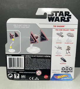 2019 Star Wars Hot Wheels TIE DAGGER Starship (Die-Cast) - First Appearance!