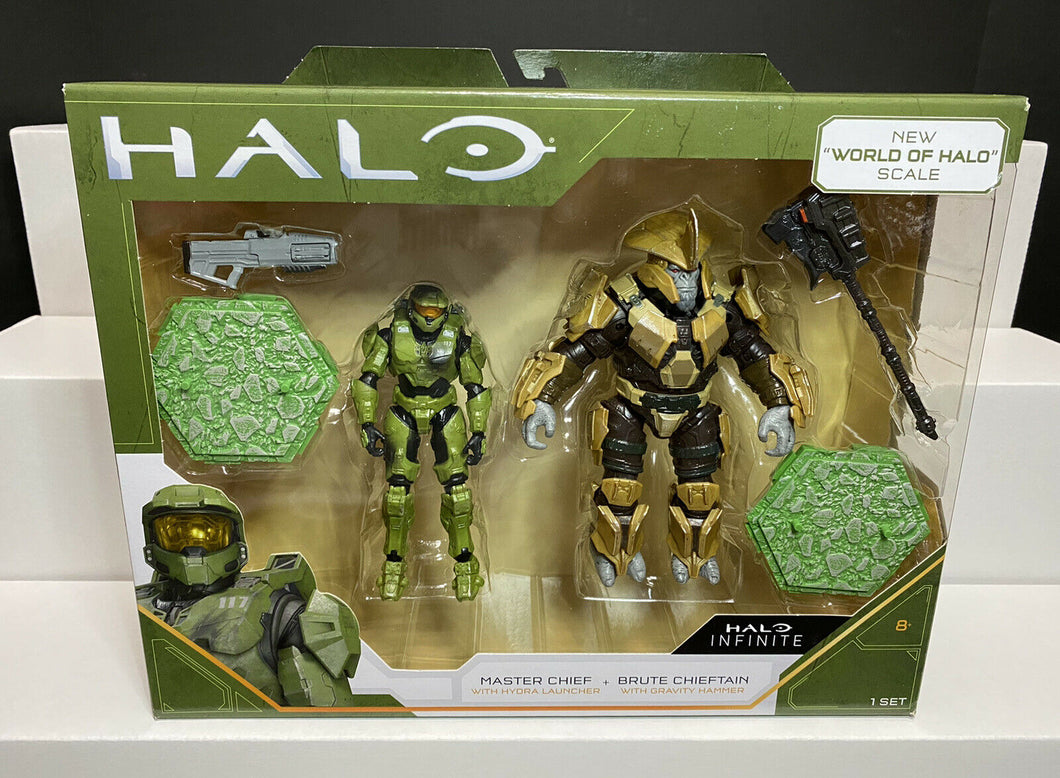 World of HALO Infinite MASTER CHIEF + BRUTE CHIEFTAIN 4