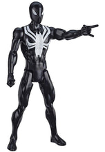 Load image into Gallery viewer, Marvel Comics Titan Hero Series Black Suit Spider-Man Figure