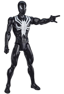 Marvel Comics Titan Hero Series Black Suit Spider-Man Figure