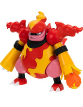 Load image into Gallery viewer, 2022 Jazwares Pokémon - MAGMORTAR Battle Feature Figure