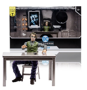 2023 McFarlane Gold Label - The Dark Knight - The Joker Interrogation Room Set