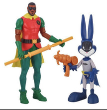 Load image into Gallery viewer, 2021 Space Jam: A New Legacy - LeBron James (Robin) &amp; Bugs Bunny (Batman) 2-Pack