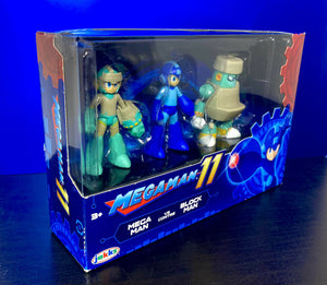 2018 JAKKS Pacific MEGA MAN 11 - MEGAMAN vs BLOCK MAN 2.5" FIGURE