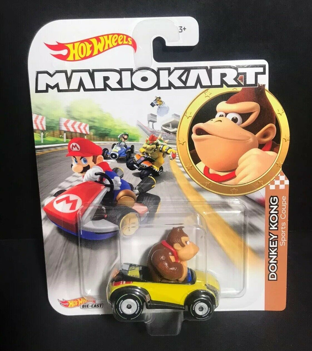 Hot Wheels Mario Kart Donkey Kong Sports Coupe - NEW