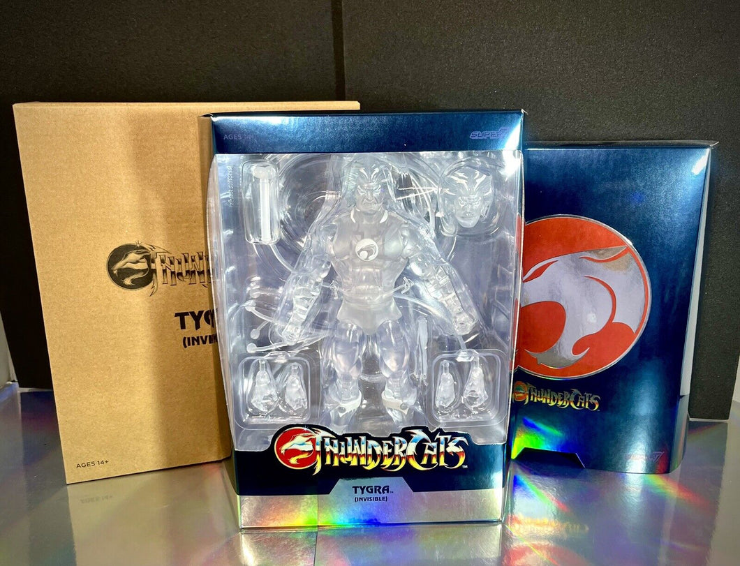 2023 Super7 ThunderCats Ultimates! Action Figure - TYGRA (Invisible)