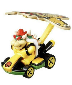 NEW 2021 Hot Wheels Mario Kart: BOWSER Standard Kart + BOWSER KITE Die-Cast Car