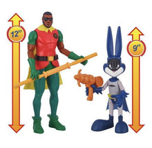 Load image into Gallery viewer, 2021 Space Jam: A New Legacy - LeBron James (Robin) &amp; Bugs Bunny (Batman) 2-Pack