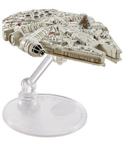 Load image into Gallery viewer, 2019 Hot Wheels Starships - Star Wars: MILLENIUM FALCON (w/ Flight Stand)