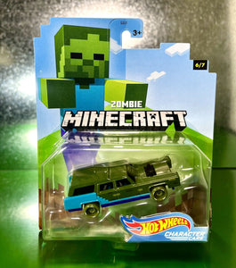 2020 Hot Wheels Character Cars - Minecraft - ZOMBIE (6/7)