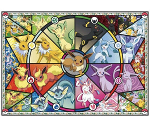 2020 Buffalo Games - Pokémon - Eevee's Stained Glass - 500 Piece Jigsaw Puzzle