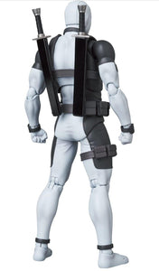 2023 Medicom Toy Mafex - White Deadpool (X Force Ver) Action Figure No. 172