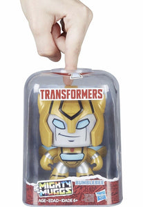 New Transformers Mighty Muggs Bumblebee 3 Diff Face Changer Vinyl Figure Hasbro