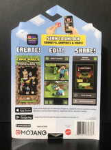 Load image into Gallery viewer, Minecraft Comic Maker Steve in Red Leather Armor Action Figure