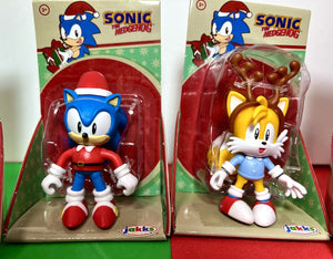 Sonic Christmas 2.5” Figures: SONIC, TAILS, KNUCKLES, AMY, SHADOW, DR. EGGMAN