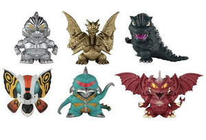 Godzilla Chibi Figure Diorama Figure 6-Pack - Bandai 2018