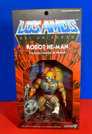 2019 Super7 - MOTU - Los Amos del Universo 5.5” Retro Figure: ROBOT HE-MAN