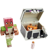 Load image into Gallery viewer, 2020 Mattel Minecraft Dungeons: Adriene &amp; Deluxe Fox Armor Battle Chest