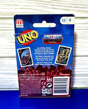 Load image into Gallery viewer, 2020 Mattel Games UNO Card Game - MASTERS OF THE UNIVERSE (w/ Special Rule!)