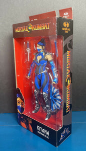 2020 McFarlane Toys Mortal Kombat Action Figure: KITANA (Edenian Blue)