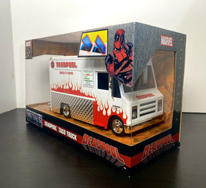 2018 Jada Toys Marvel’s DEADPOOL TACO TRUCK Metals Die-Cast Collectibles