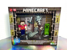 Load image into Gallery viewer, 2023 Mattel Minecraft - SILVERFISH SWARM Adventure Set w/ Steve &amp; Creeper