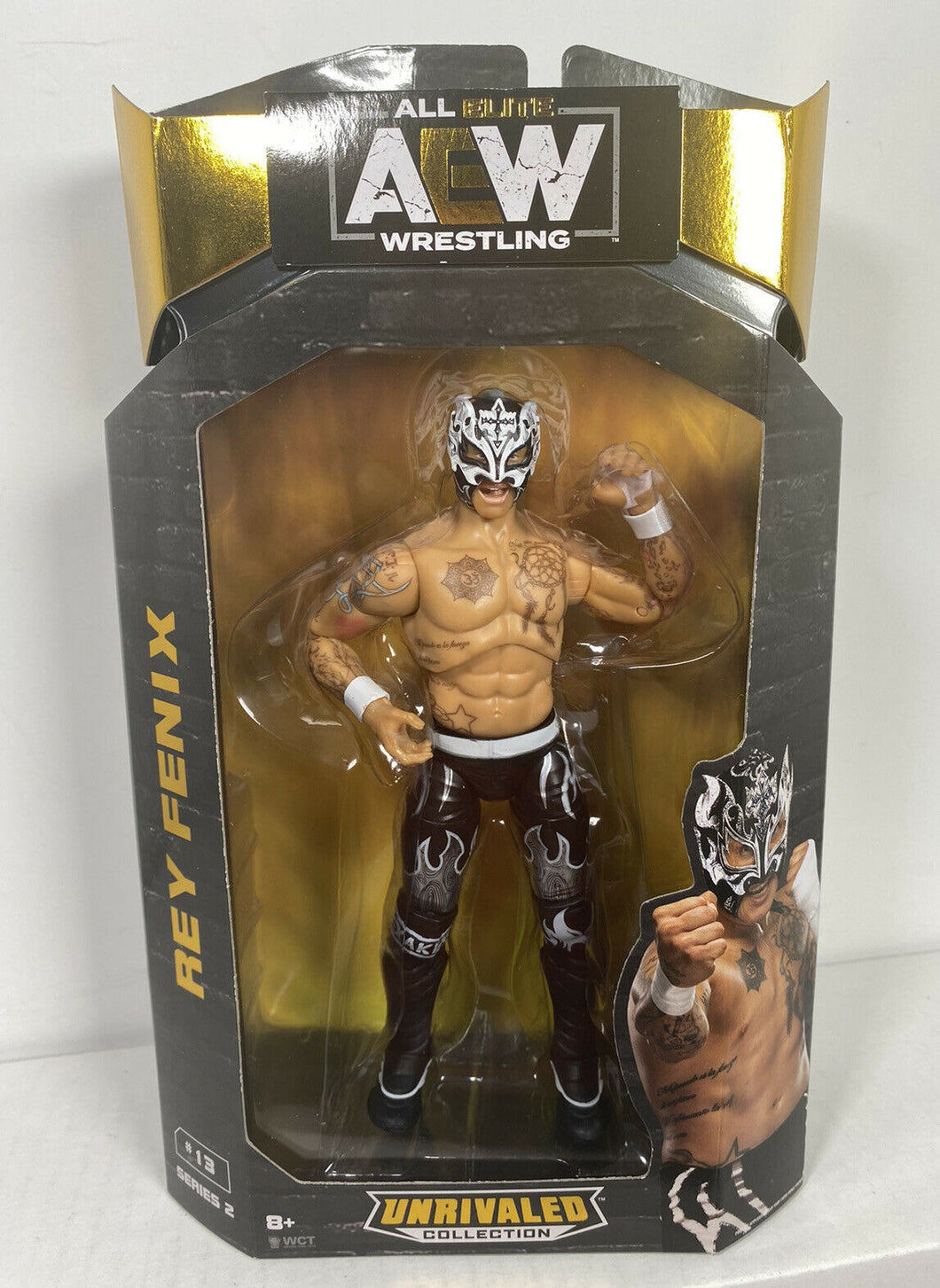 2020 AEW Unrivaled Series #2 Figure: REY FÉNIX (Double or Nothing 2019) #13