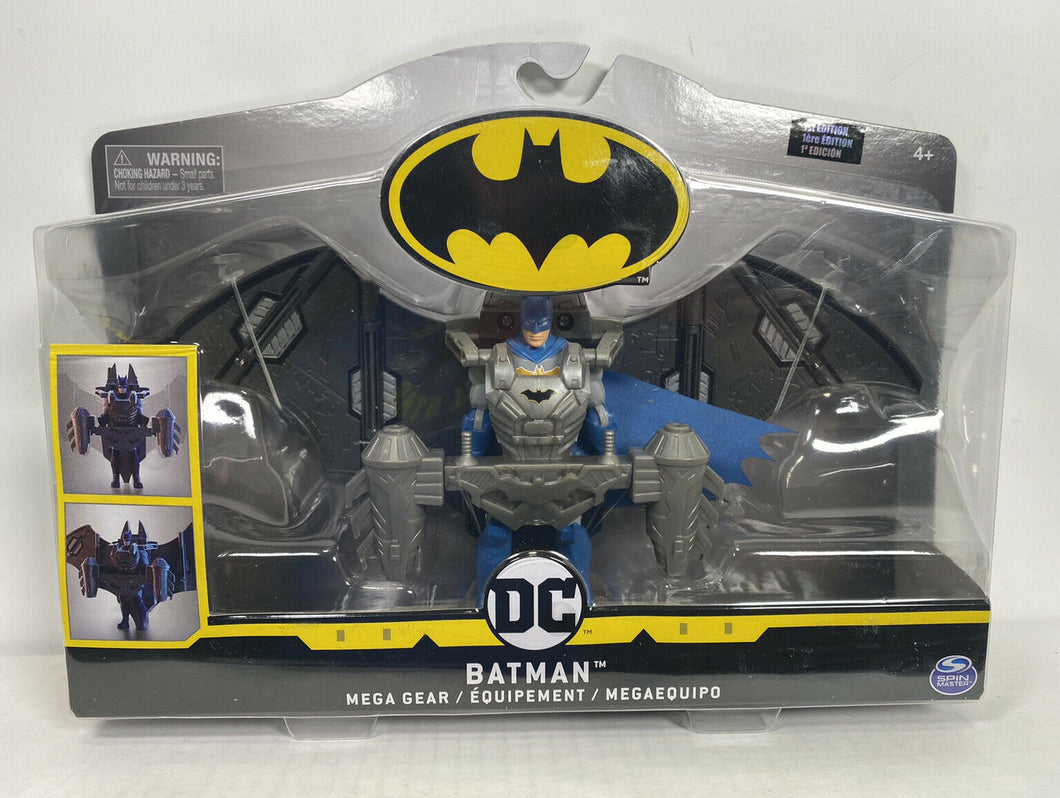 DC The Caped Crusader - BATMAN Mega Gear Deluxe Figure w/ TRANSFORMING ARMOR