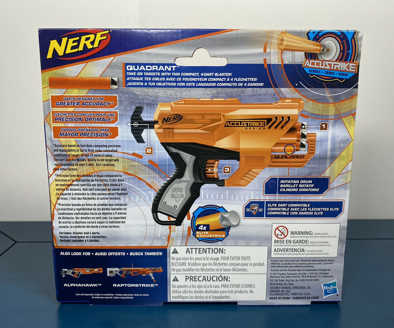 Nerf Quadrant N-Strike Elite Quadrant W/Darts Most Accurate