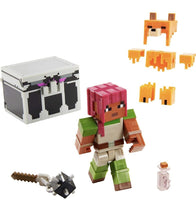 Load image into Gallery viewer, 2020 Mattel Minecraft Dungeons: Adriene &amp; Deluxe Fox Armor Battle Chest