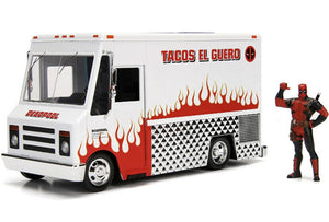 2018 Jada Toys Marvel’s DEADPOOL TACO TRUCK Metals Die-Cast Collectibles