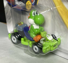 Load image into Gallery viewer, NEW 2021 HOT WHEELS MARIO KART: YOSHI (PIPE FRAME) DIE-CAST