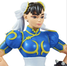 Load image into Gallery viewer, Street Fighter II vs TMNT Figure 2-Pack - MICHELANGELO VS. CHUN-LI