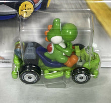 Load image into Gallery viewer, NEW 2021 HOT WHEELS MARIO KART: YOSHI (PIPE FRAME) DIE-CAST