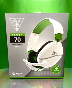 Turtle Beach Recon 70 White Gaming Headset- For Xbox Series X/S, Switch, PS5, PC