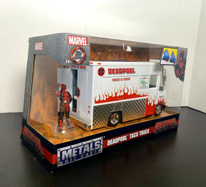 2018 Jada Toys Marvel’s DEADPOOL TACO TRUCK Metals Die-Cast Collectibles