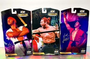 AEW x Street Fighter- KENNY OMEGA (Akuma), MATT & NICK JACKSON (Ryu & Ken) Pack!