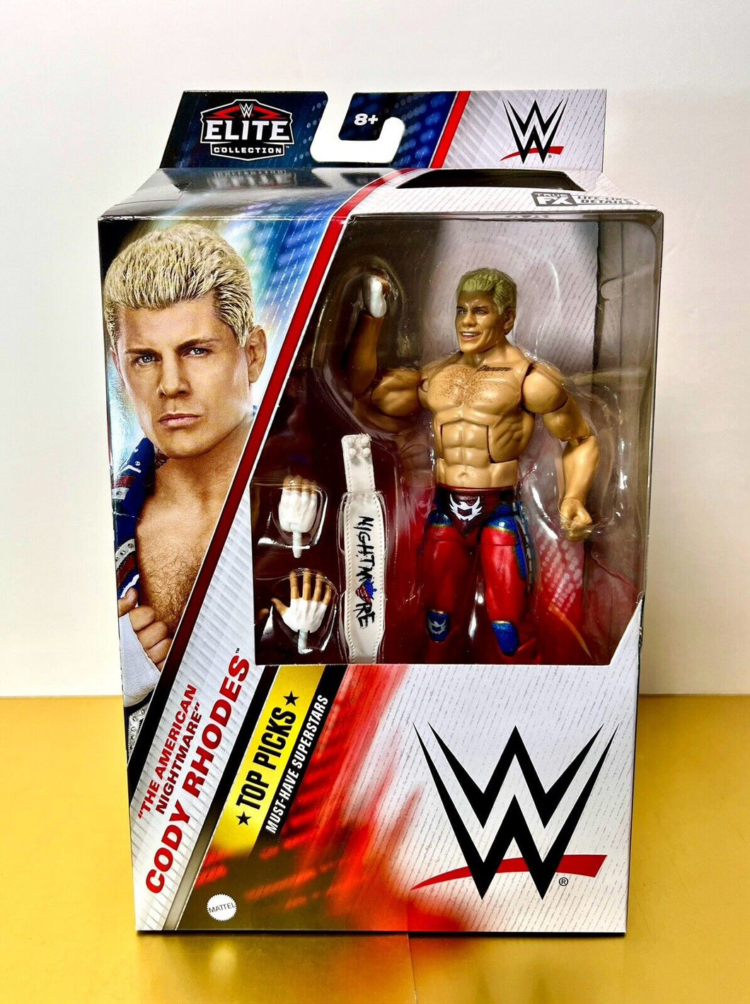 2024 WWE Elite Top Picks Wave 2 Figure: “THE AMERICAN NIGHTMARE” CODY RHODES