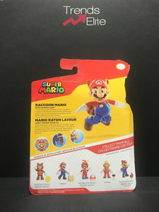 World of Nintendo 4-Inch Action Figure - Racoon Mario