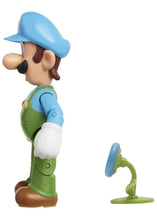 Load image into Gallery viewer, 2020 JAKKS Pacific World of Nintendo Action Figure: ICE LUIGI (w/ Ice Flower)