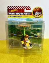 Load image into Gallery viewer, 2023 Hot Wheels Mario Kart: PRINCESS DAISY Standard Kart + Flower Glider DieCast