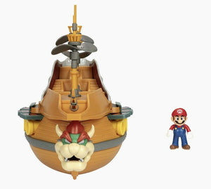 2021 JAKKS Pacific Super Mario - Deluxe Bowser’s Airship Playset